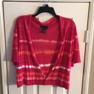 Lane Bryant Sweater Shrug, hot pink.